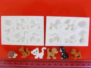 Силиконовый молд Животные 3D Силиконовый молд Животные 3D